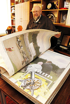 Bučinys Prezidentei — už dėmesį milžinei knygai