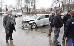 Ligoninės vadovas pateko į avariją