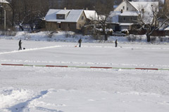 Šaltis žvejų ir čiuožėjų negąsdina