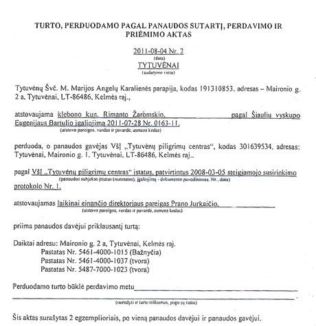 Tytuvėnų šventovė – Kelmės socialdemokratams