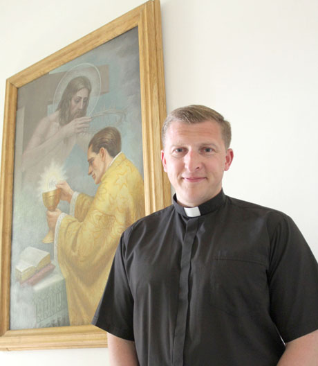 Kunigas Egidijus Venckus išvyksta į Romą