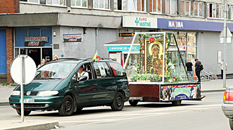 Garsioji ikona atkeliavo į Šiaulių vyskupiją