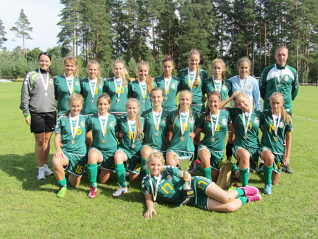 Estės laimėjo Baltijos merginų futbolo turnyrus