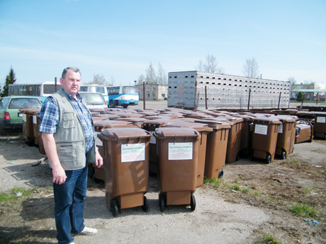 Konteineriai žaliosioms atliekoms per prievartą nebrukami