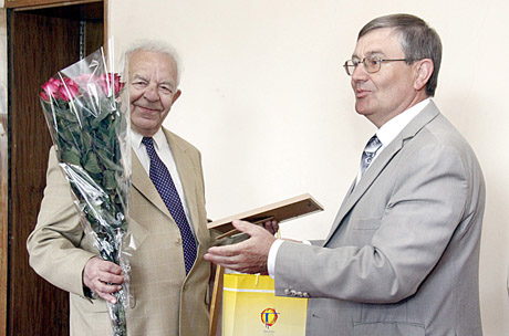 Borisas Šteinas pagerbtas 80-mečio proga