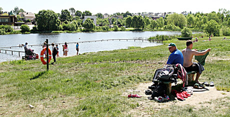 Šilta ne tik ant kranto, bet ir vandenyje