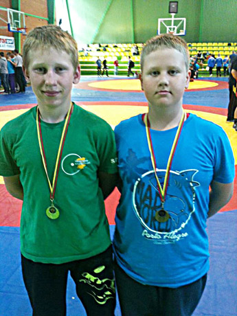 Mažieji imtynininkai pelnė medalių