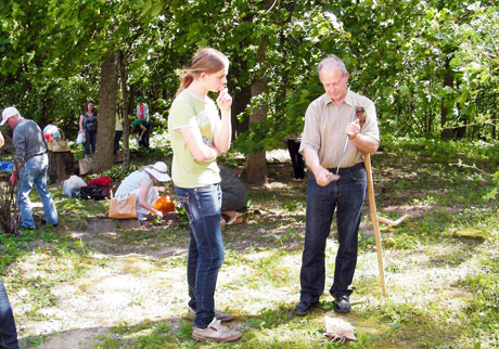 Tolminkiemyje aplankytas Kristijonas Donelaitis