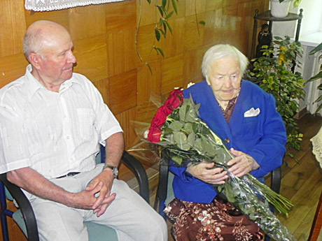 Pagerbta 103 metų sulaukusi ilgaamžė