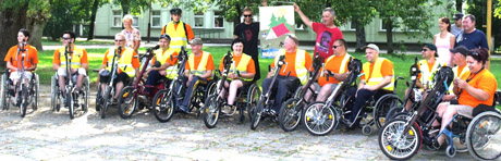 Neįgalieji pradėjo tūkstančio kilometrų maratoną