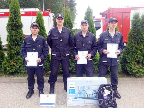 Šiaulių gelbėtojai pasižymėjo profesionalumu