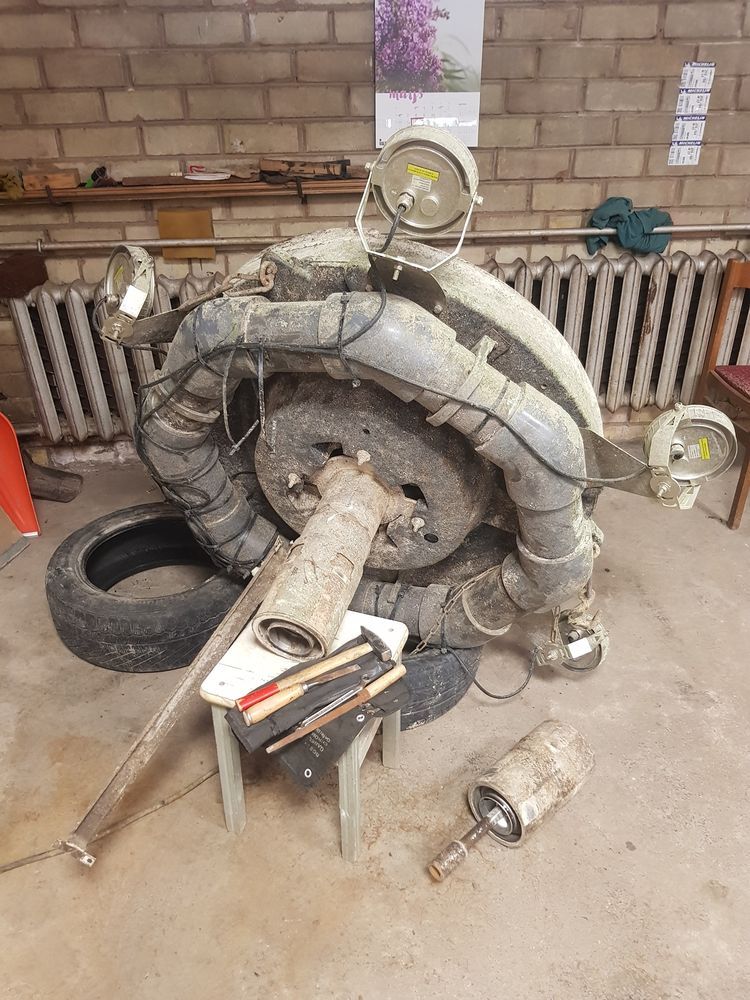 Vienas iš Biržų miesto fontanų sugedo