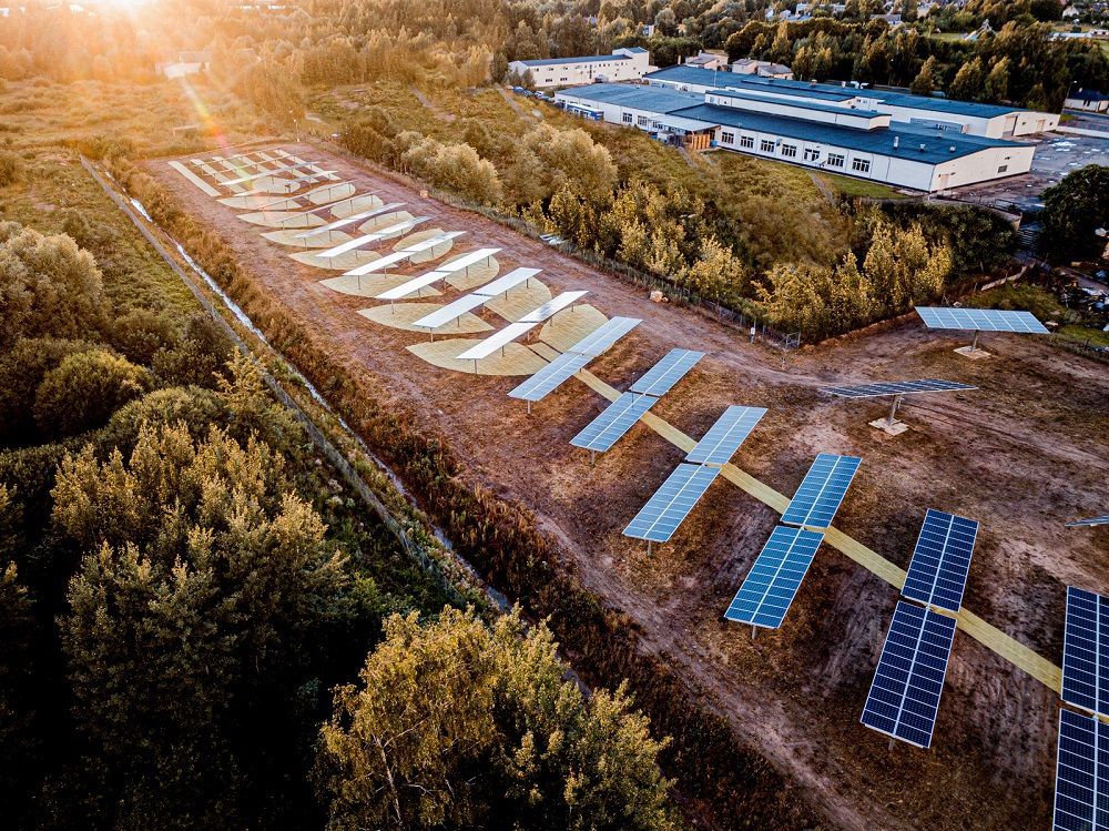 "Biržų duonos" saulės elektrinė