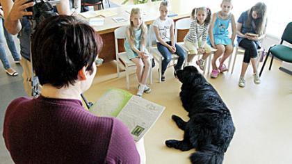 Kai į biblioteką ateina šuo